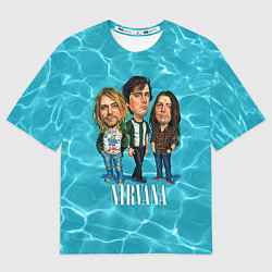 Футболка оверсайз мужская Nirvana: Water, цвет: 3D-принт