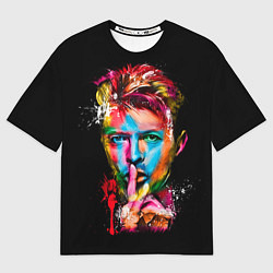 Футболка оверсайз мужская Дэвид Боуи, цвет: 3D-принт