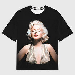 Футболка оверсайз мужская Мерлин Монро 2, цвет: 3D-принт