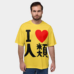 Футболка оверсайз мужская No game no life Sora, цвет: 3D-принт — фото 2