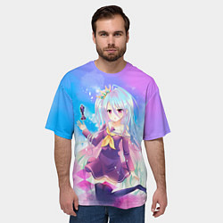 Футболка оверсайз мужская No Game No Life, цвет: 3D-принт — фото 2