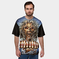 Футболка оверсайз мужская Iron Maiden: Maidenfc, цвет: 3D-принт — фото 2