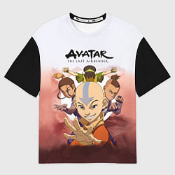 Футболка оверсайз мужская Avatar: The last airbender, цвет: 3D-принт