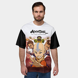 Футболка оверсайз мужская Avatar: The last airbender, цвет: 3D-принт — фото 2