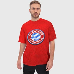 Футболка оверсайз мужская Bayern FC, цвет: 3D-принт — фото 2