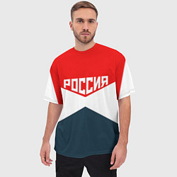 Футболка оверсайз мужская Форма России, цвет: 3D-принт — фото 2