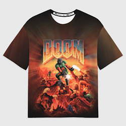 Футболка оверсайз мужская DOOM: 1993, цвет: 3D-принт