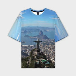 Мужская футболка оверсайз Рио-де-Жанейро