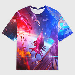 Футболка оверсайз мужская Mass effect, цвет: 3D-принт