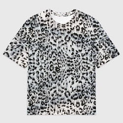 Футболка оверсайз мужская White Jaguar, цвет: 3D-принт