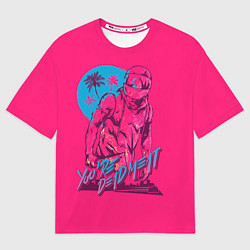 Футболка оверсайз мужская You're dead meat, цвет: 3D-принт