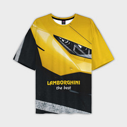 Футболка оверсайз мужская Lamborghini the best, цвет: 3D-принт