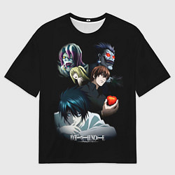 Мужская футболка оверсайз Тетрадь смерти 1