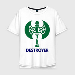Мужская футболка оверсайз Orc Fighter - Destroyer