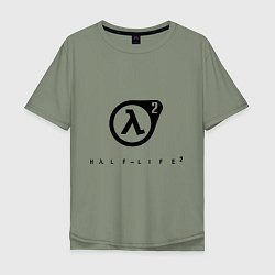 Мужская футболка оверсайз Half Life 2