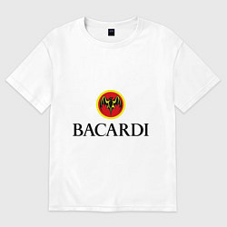 Футболка оверсайз мужская Bacardi, цвет: белый