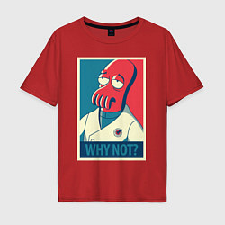 Мужская футболка оверсайз Zoidberg: Why not?