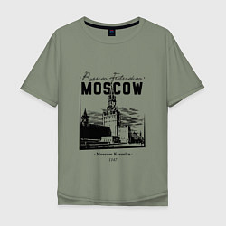 Мужская футболка оверсайз Moscow Kremlin 1147