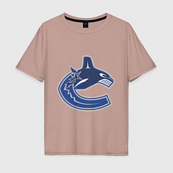 Мужская футболка оверсайз Vancouver Canucks
