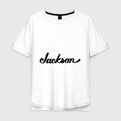 Футболка оверсайз мужская Jackson, цвет: белый