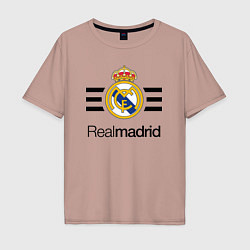 Мужская футболка оверсайз Real Madrid Lines