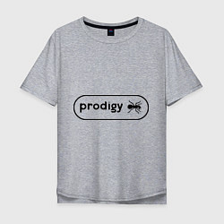 Мужская футболка оверсайз Prodigy лого с муравьем
