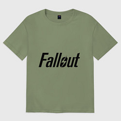 Футболка оверсайз мужская Fallout, цвет: авокадо