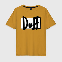 Мужская футболка оверсайз Duff