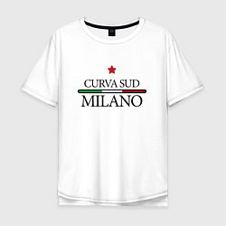 Мужская футболка оверсайз Curva Sud: Milano FC