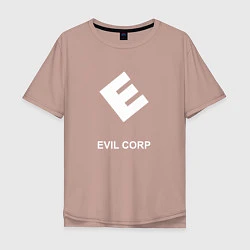 Мужская футболка оверсайз Evil corporation