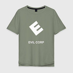 Футболка оверсайз мужская Evil corporation, цвет: авокадо