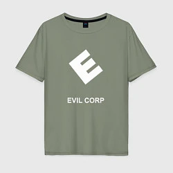 Футболка оверсайз мужская Evil corporation, цвет: авокадо