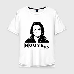 Мужская футболка оверсайз House MD: Addiction
