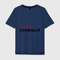Мужская футболка оверсайз Toyota Corolla
