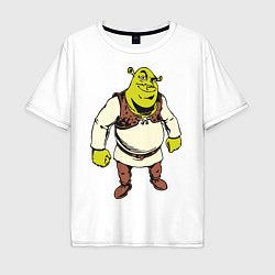 Футболка оверсайз мужская Shrek 3, цвет: белый