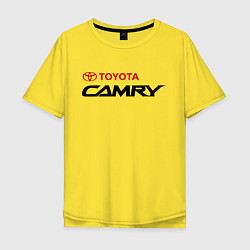 Футболка оверсайз мужская Toyota Camry, цвет: желтый