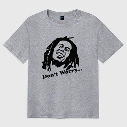 Мужская футболка оверсайз Bob Marley: Don't worry