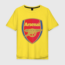 Футболка оверсайз мужская Arsenal FC, цвет: желтый