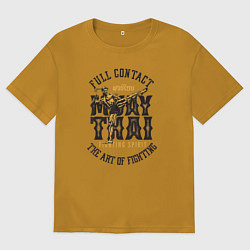 Мужская футболка оверсайз Муай Тай фулл-контакт