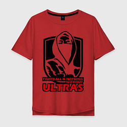 Мужская футболка оверсайз Football Ultras