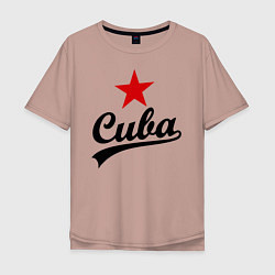 Мужская футболка оверсайз Cuba Star