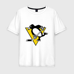 Мужская футболка оверсайз Pittsburgh Penguins