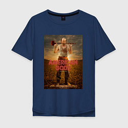 Мужская футболка оверсайз American Gods: Czernobog