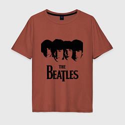 Мужская футболка оверсайз The Beatles: Faces