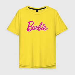 Футболка оверсайз мужская Барби 3, цвет: желтый