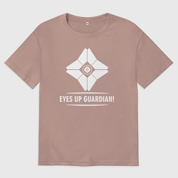 Футболка оверсайз мужская Eyes Up Guardian, цвет: пыльно-розовый