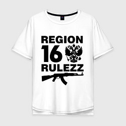 Мужская футболка оверсайз Region 16 Rulezz