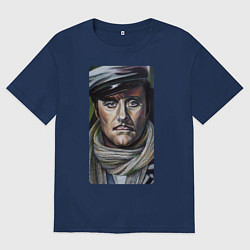 Мужская футболка оверсайз Остап Бендер: портрет