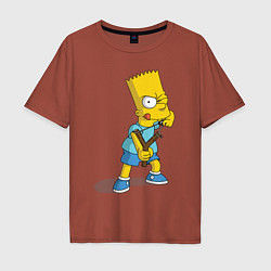 Мужская футболка оверсайз Bart Bully