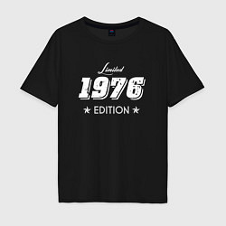 Футболка оверсайз мужская Limited Edition 1976, цвет: черный